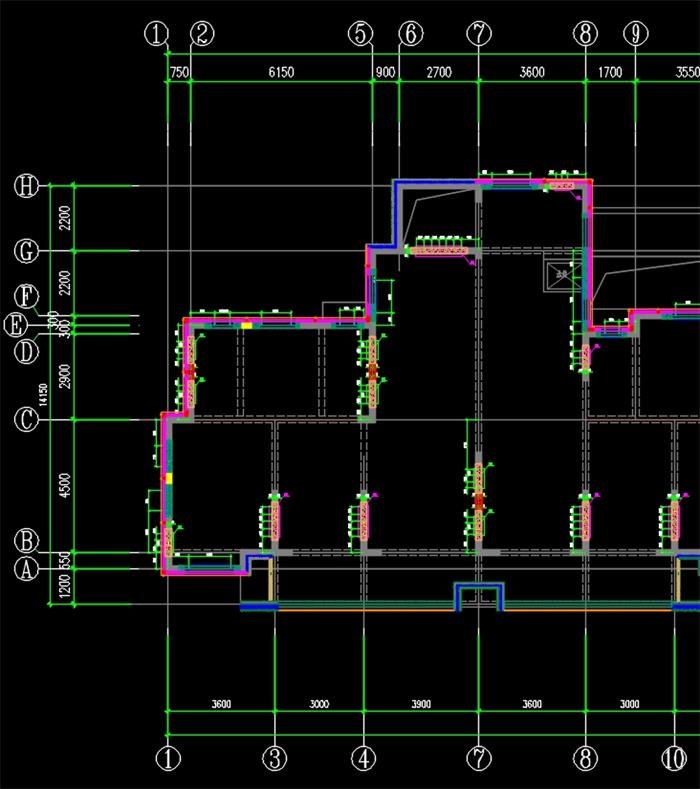 施工圖欣賞:上海富凝裝配式建筑BIM正向拆分設計(圖4)