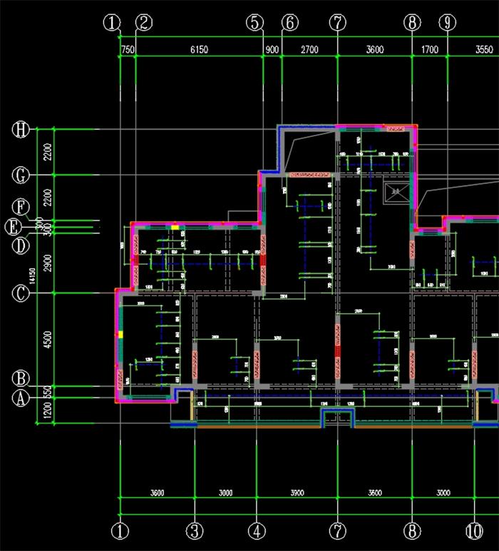 施工圖欣賞:上海富凝裝配式建筑BIM正向拆分設計(圖5)