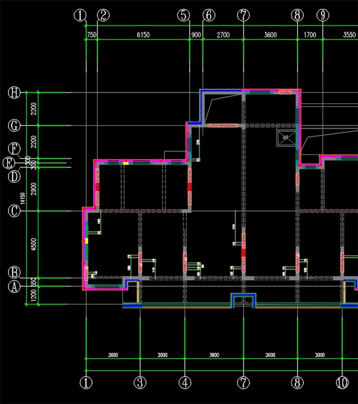 施工圖欣賞:上海富凝裝配式建筑BIM正向拆分設計(圖6)